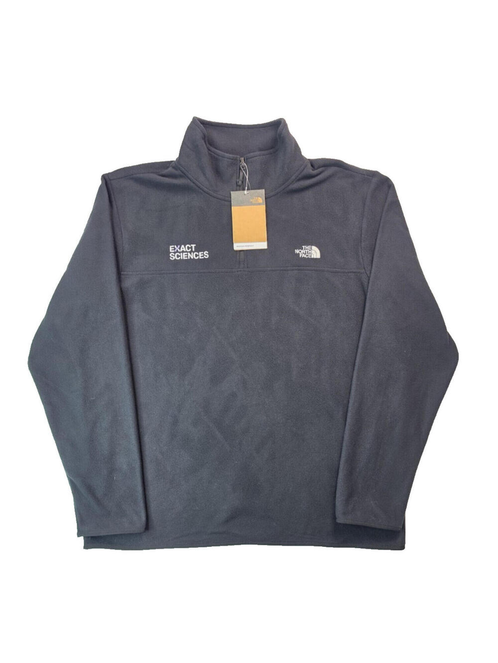 North Face Glacier Black Fleece 1/4 Zip Pullover Mens Size XL NEW NWT